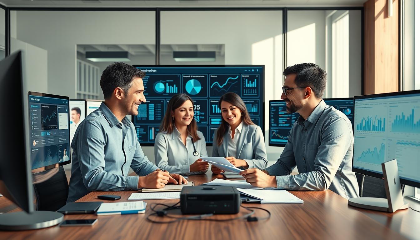 Business software planning session